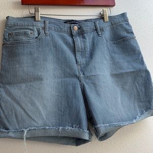 Calvin Klein pinstripe shorts
